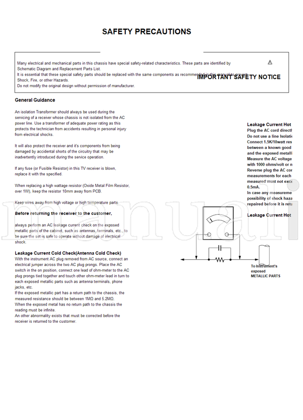 LG LP68A 15LS1R-ZK 15LS1R (31 pages) TV Service Manual