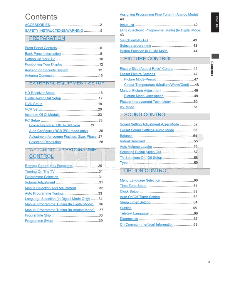 LG 19LG30** 22LG30** 26LG30** (81 pages) TV Operating Manual