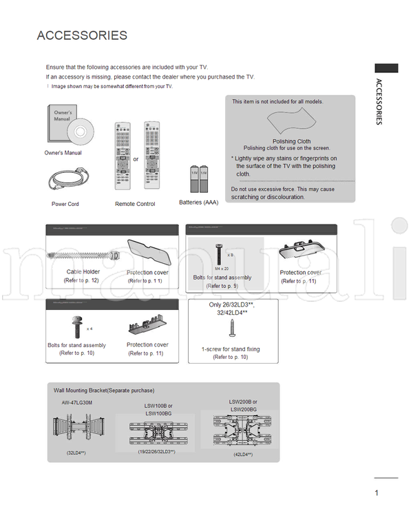 LG 19LD330TA (112 pages) TV Operating Manual