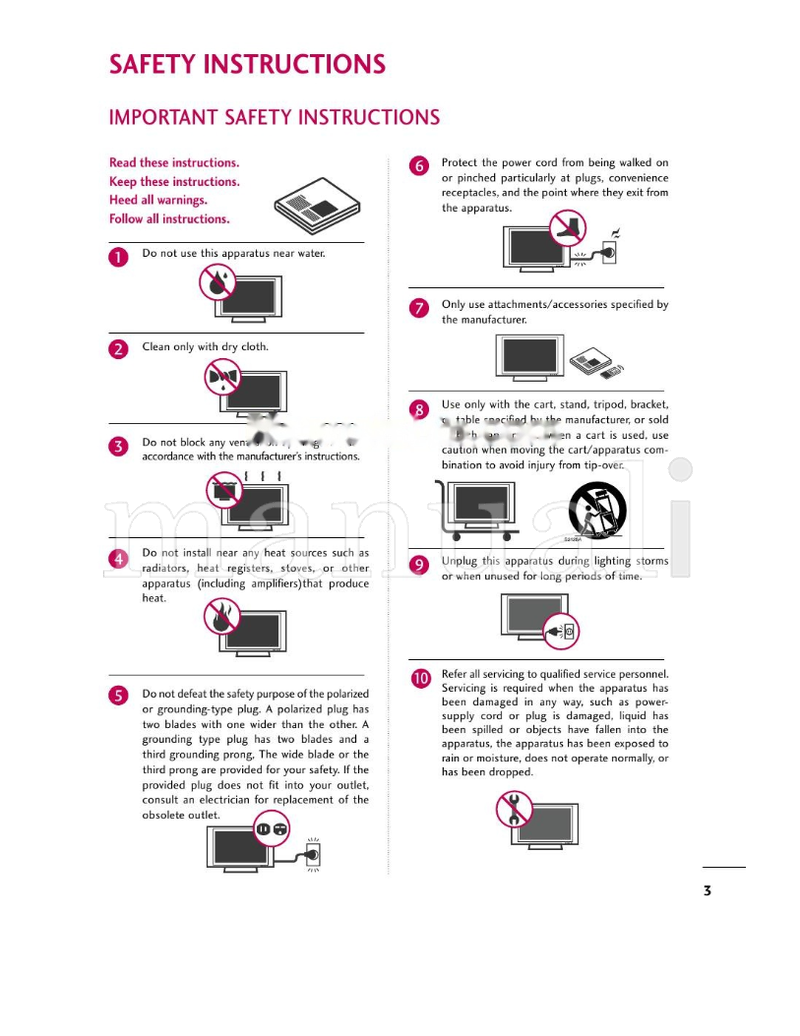 LG 19LH20 (130 pages) TV Operating Manual