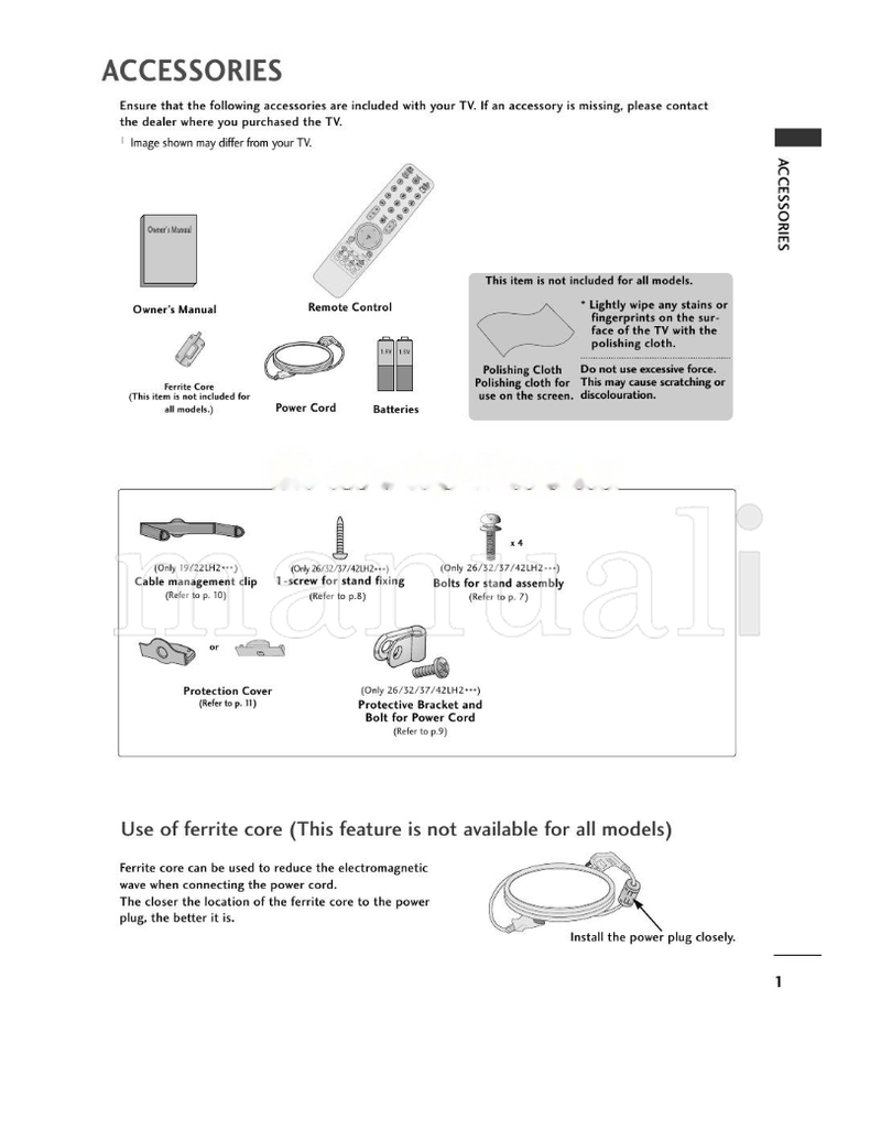 LG 19LH250C (144 pages) TV Operating Manual