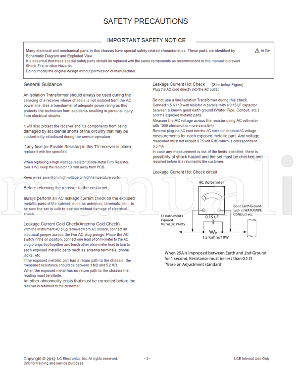 LG LP24A 19LS3300 MFL67452808 19LS3300-TA (26 pages) TV Service Manual