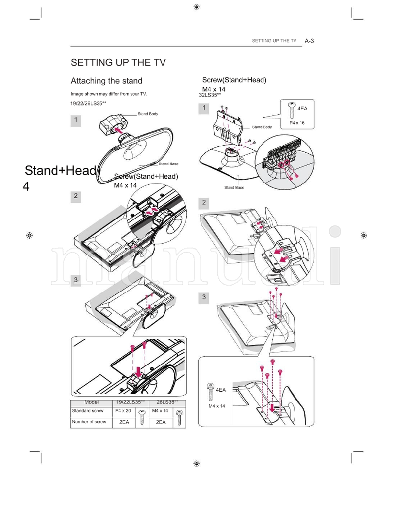 LG LS35** LS34** CS46** (365 pages) TV Operating Manual