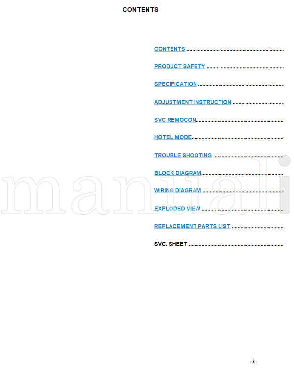 LG 20HIZ11 (34 pages) TV Service Manual