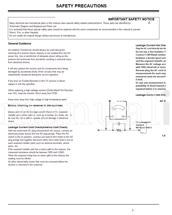 LG 20LC1R-ZG (35 pages) TV Service Manual