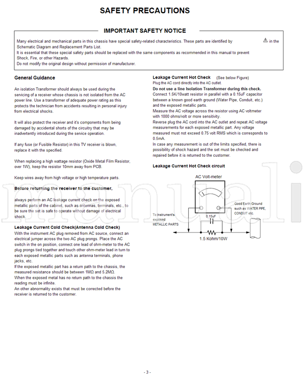 LG 20LS1R-ZG (36 pages) TV Service Manual