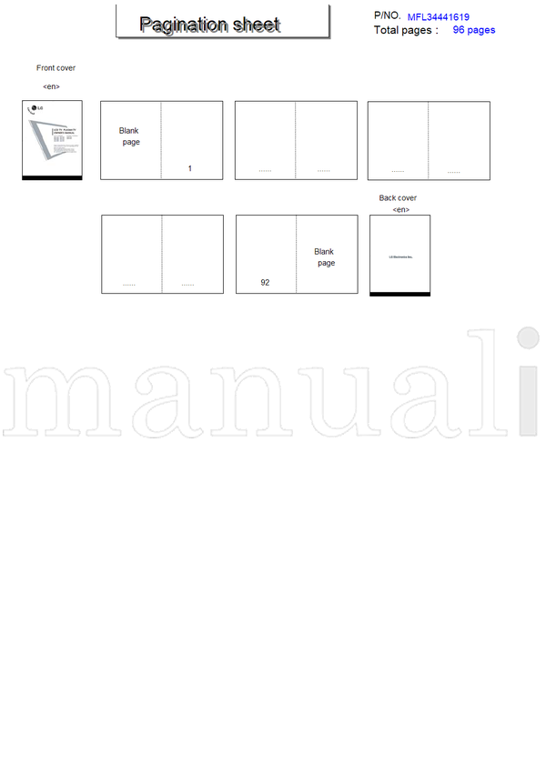 LG 42LG300C-ZA 185mm S8-32796 S8-30668 S8-20892 MFL34441619 (99 pages) TV Operating Manual