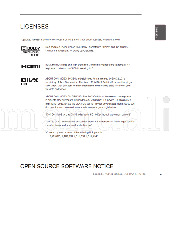 LG LS34** LM34** CS46** CS47** MFL67360813 (136 pages) TV Operating Manual