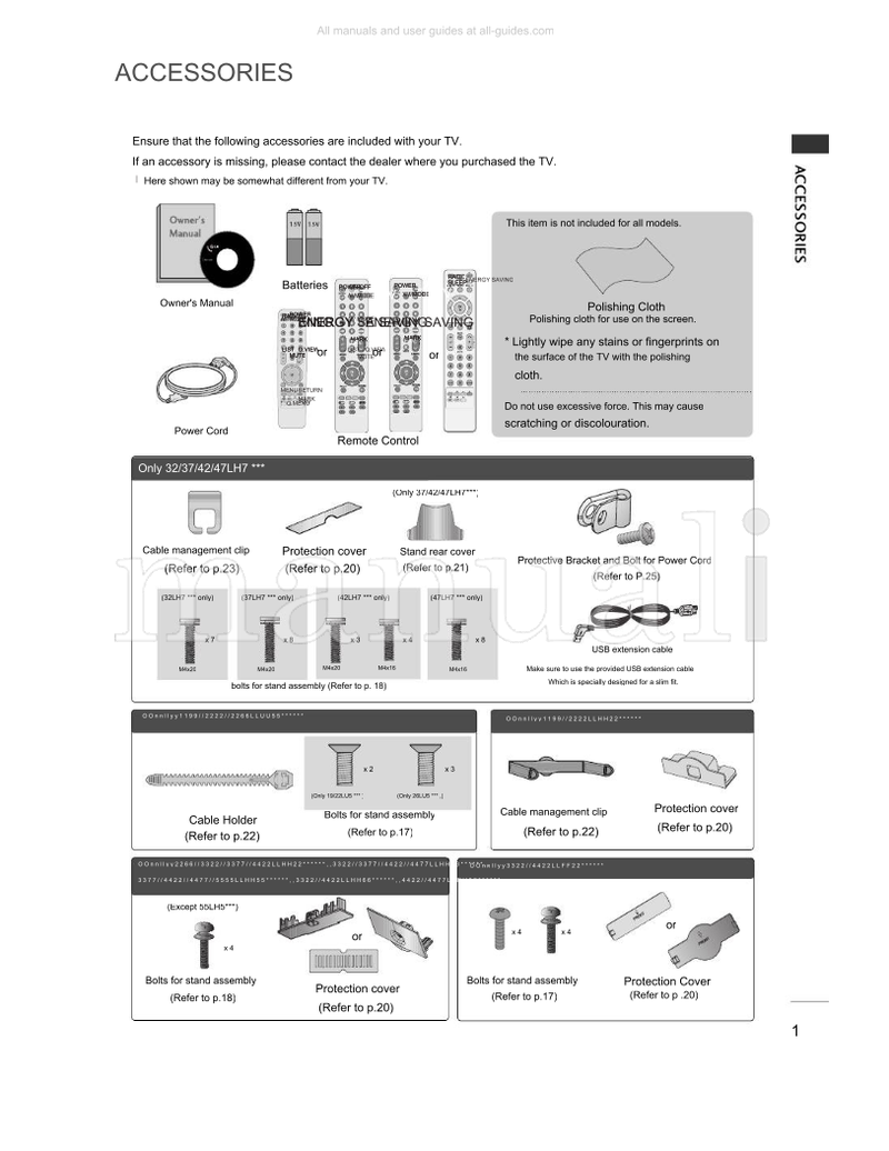 LG 22LH2 Series (140 pages) TV Operating Manual