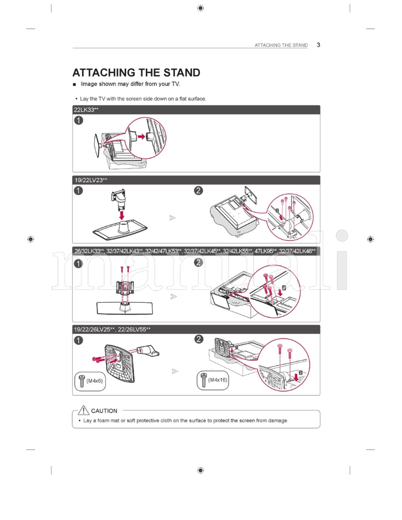 LG 22LK33 Series (128 pages) TV Operating Manual