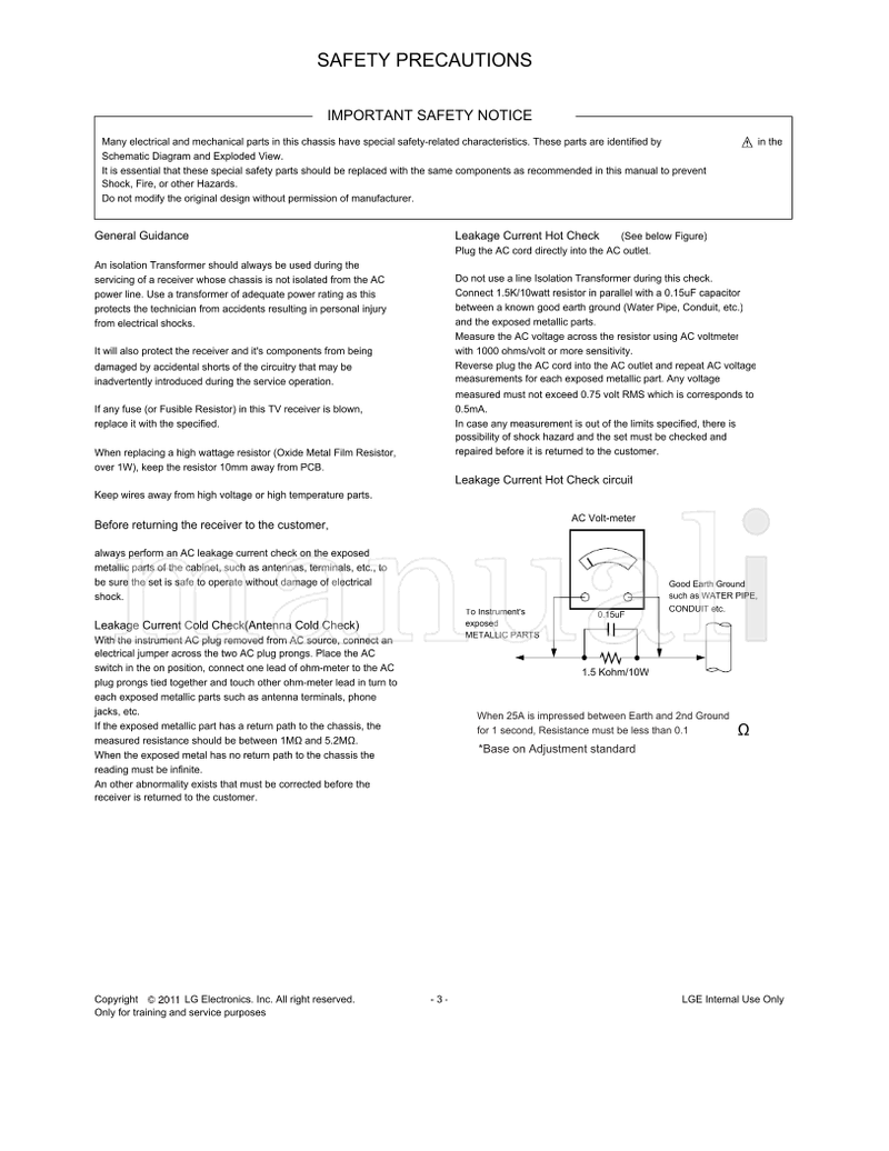 LG LT01R 22LV2500 22LV2500-DG (59 pages) TV Service Manual