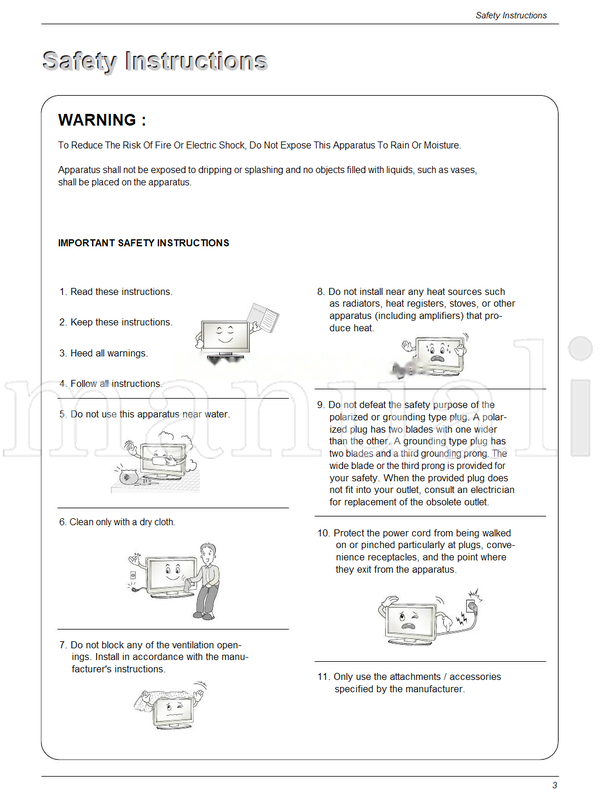 LG 23LC1R 38289U0024C (36 pages) TV Operating Manual