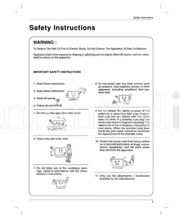 LG 23LCi 38289U0024C (36 pages) TV Operating Manual