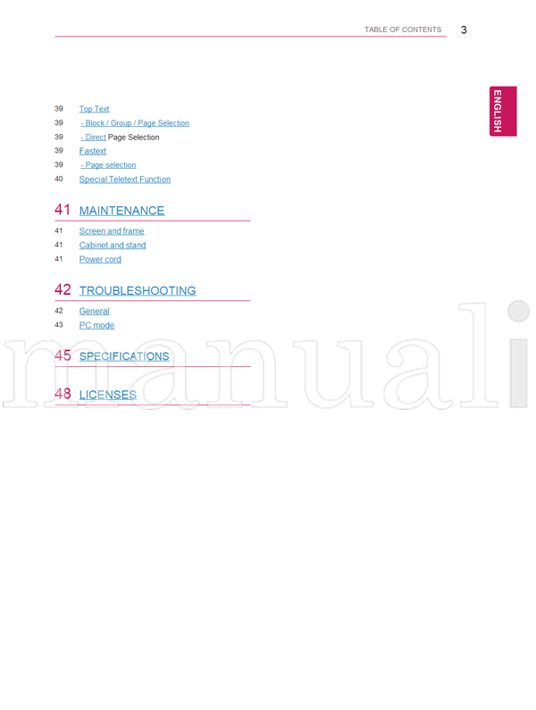 LG 22MN42A 24MN42A (50 pages) TV Operating Manual