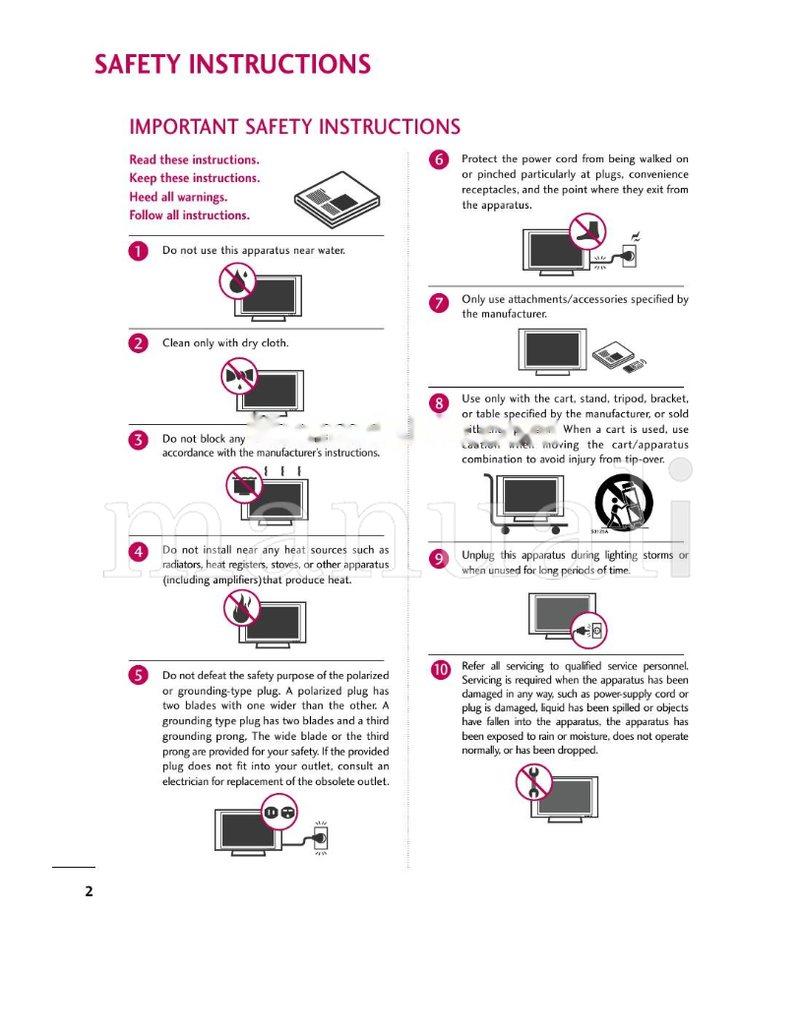LG 22LG3DDH 26LG3DDH 32LG3DDH (93 pages) TV Operating Manual