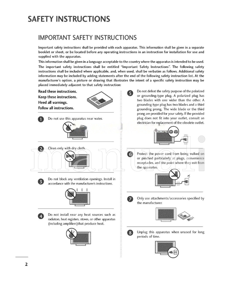 LG 26LC7D 26LC7DC 32LC4D 42LC4D (89 pages) TV Operating Manual