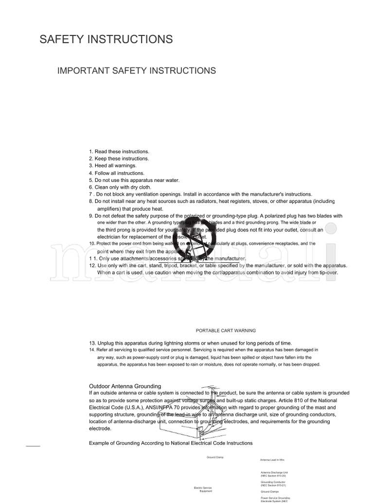 LG 820-40 (80 pages) TV Operating Manual