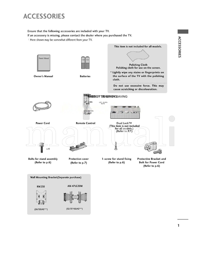 LG 26LH200C 26 LCD (100 pages) TV Operating Manual