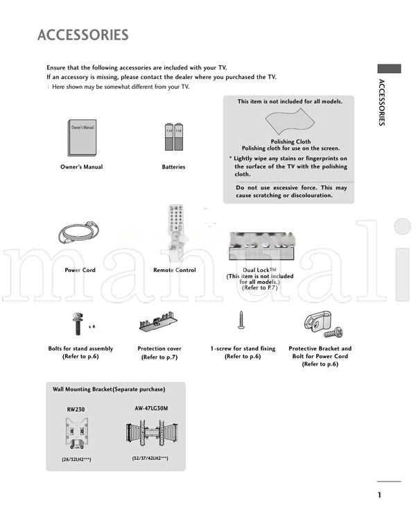 LG MFL59868613 (100 pages) TV Operating Manual