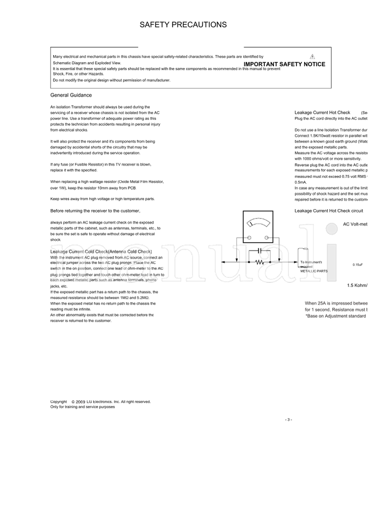 LG LP91A 26LH20R 26LH20R-MA (30 pages) TV Service Manual