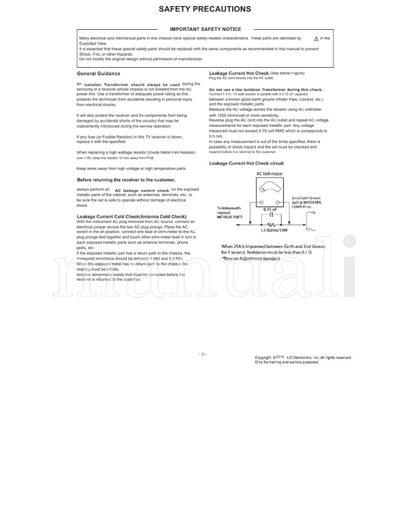 LG MFL71428602 (69 pages) TV Service Manual