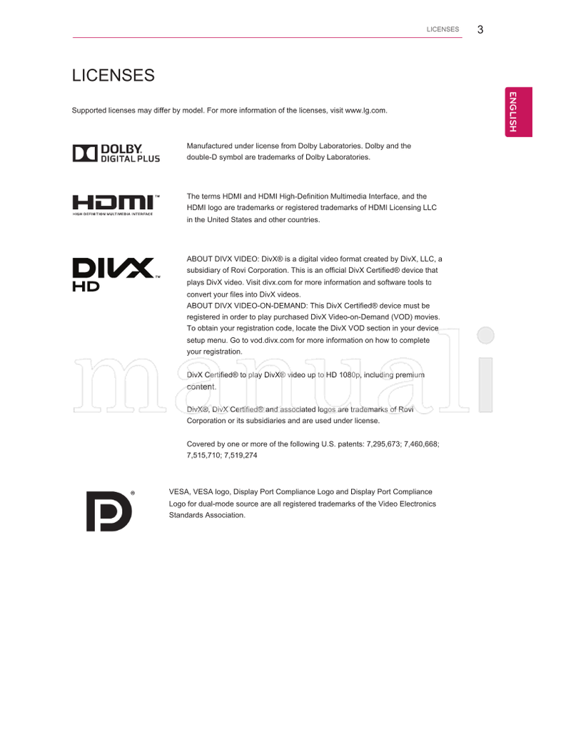 LG 29MA73D (56 pages) TV Operating Manual