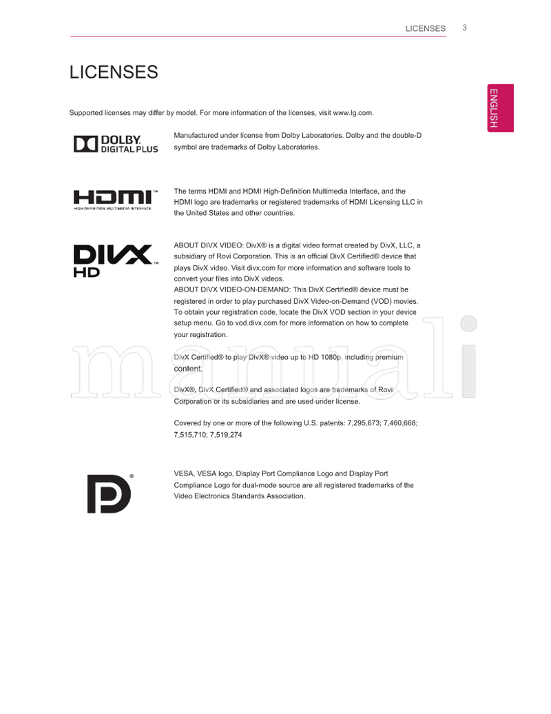 LG 29MA73D (58 pages) TV Operating Manual