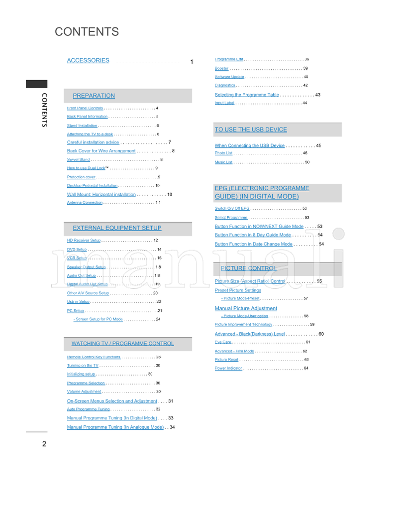 LG 3235 Series (100 pages) TV Operating Manual