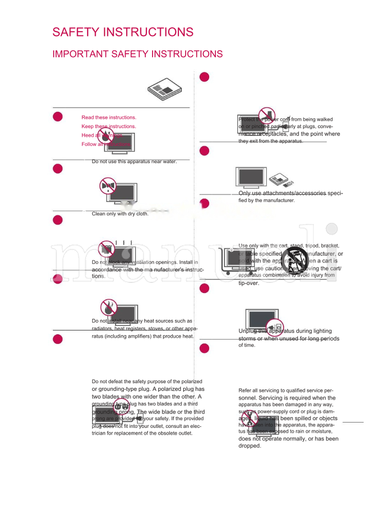 LG 32LD350 (172 pages) TV Operating Manual
