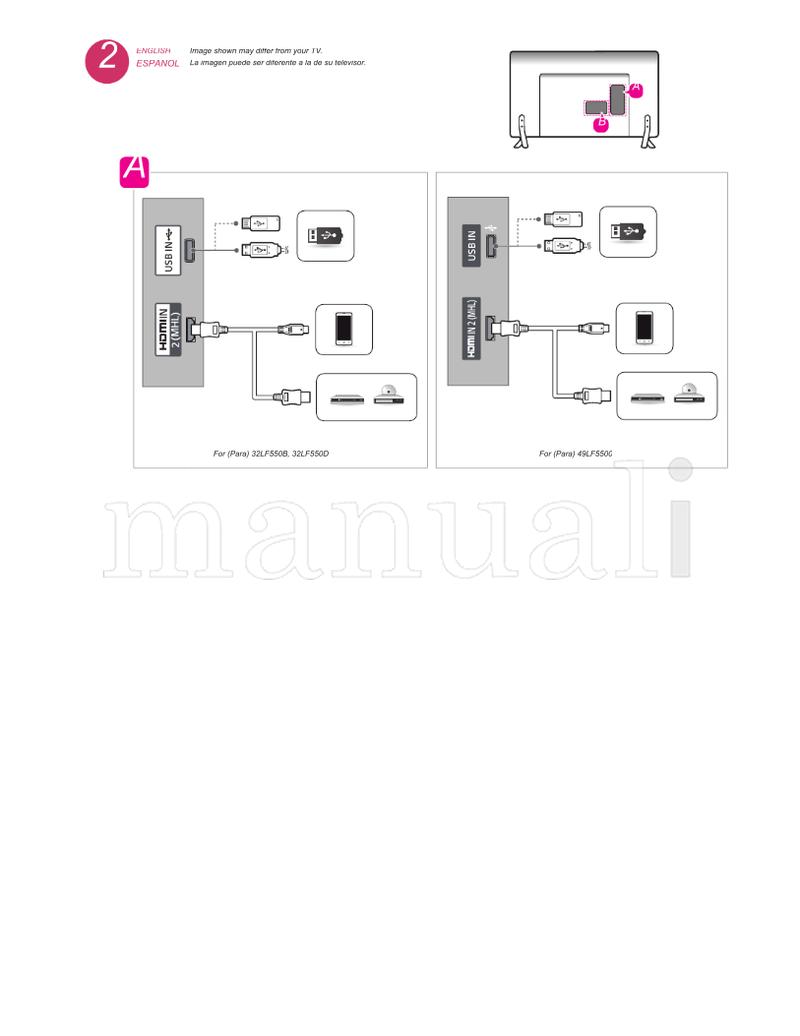 LG 32LF550B 32LF550D 49LF5500 MFL68587883 (44 pages) TV Operating Manual