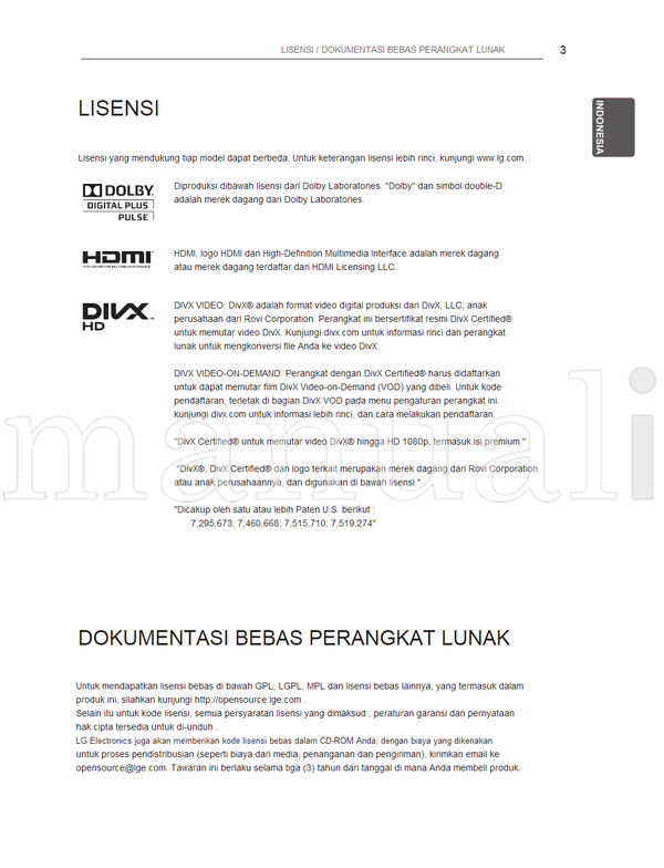 LG 22CS47** 22CS46** 26CS47** 26CS46** 32CS47** 32CS46** (78 pages) TV Operating Manual