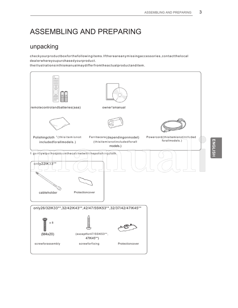 LG MFL62864990 (45 pages) TV Operating Manual