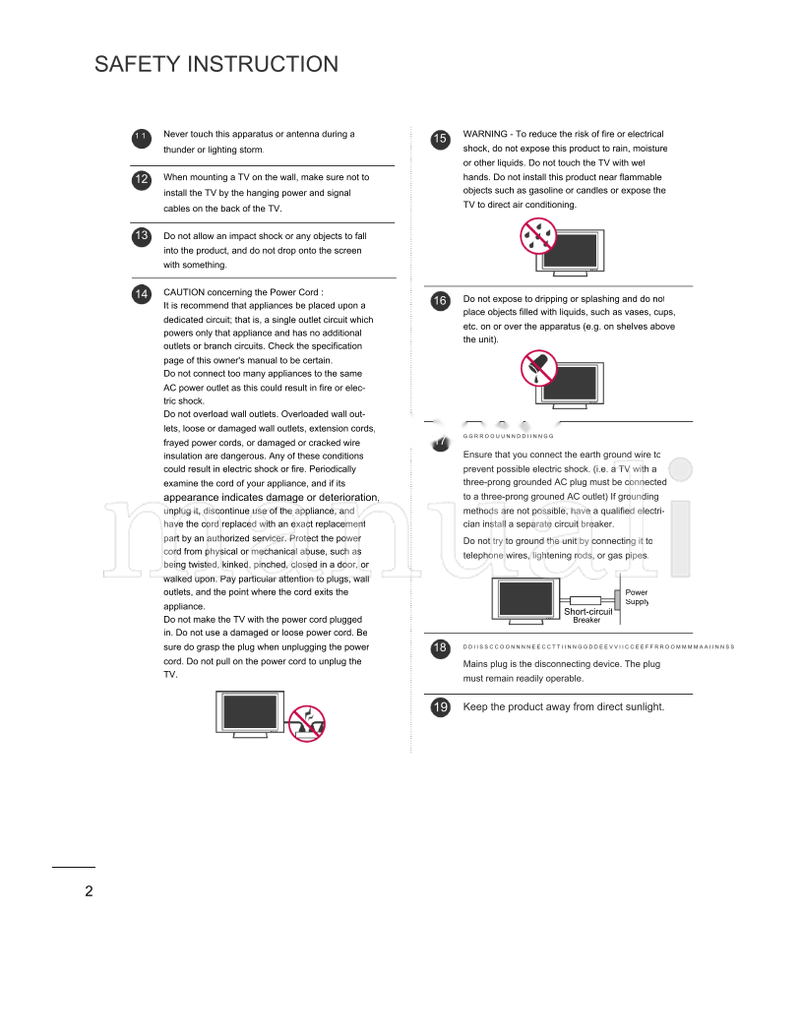 LG 820-40 (90 pages) TV Operating Manual