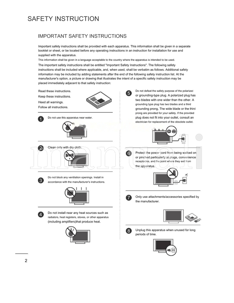 LG 37LC5DCB 90 pages TV Operating Manual