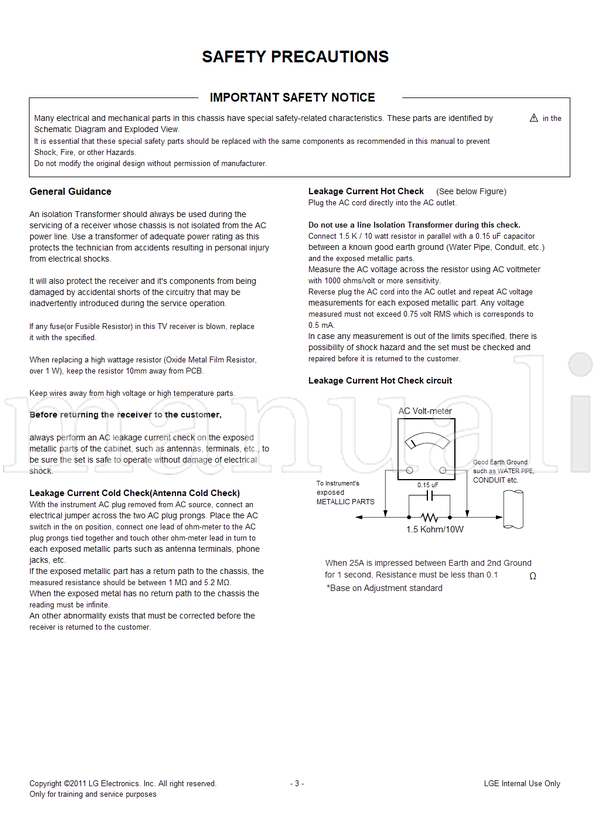 LG LD01M 37LK450 MFL67002113 450U-ZH 37LK451-ZG (41 pages) TV Service Manual