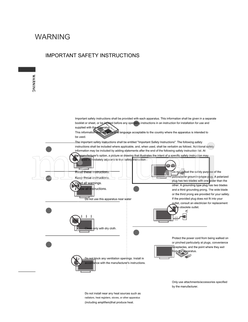 LG 577Fencover 26LC2R 42PC3RV 32LC2R 38289U0577F (89 pages) TV Operating Manual