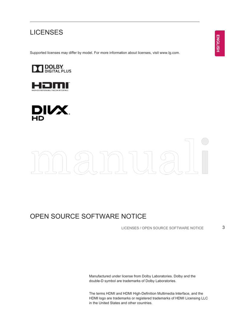 LG LY33** LY34** LY54** (52 pages) TV Operating Manual