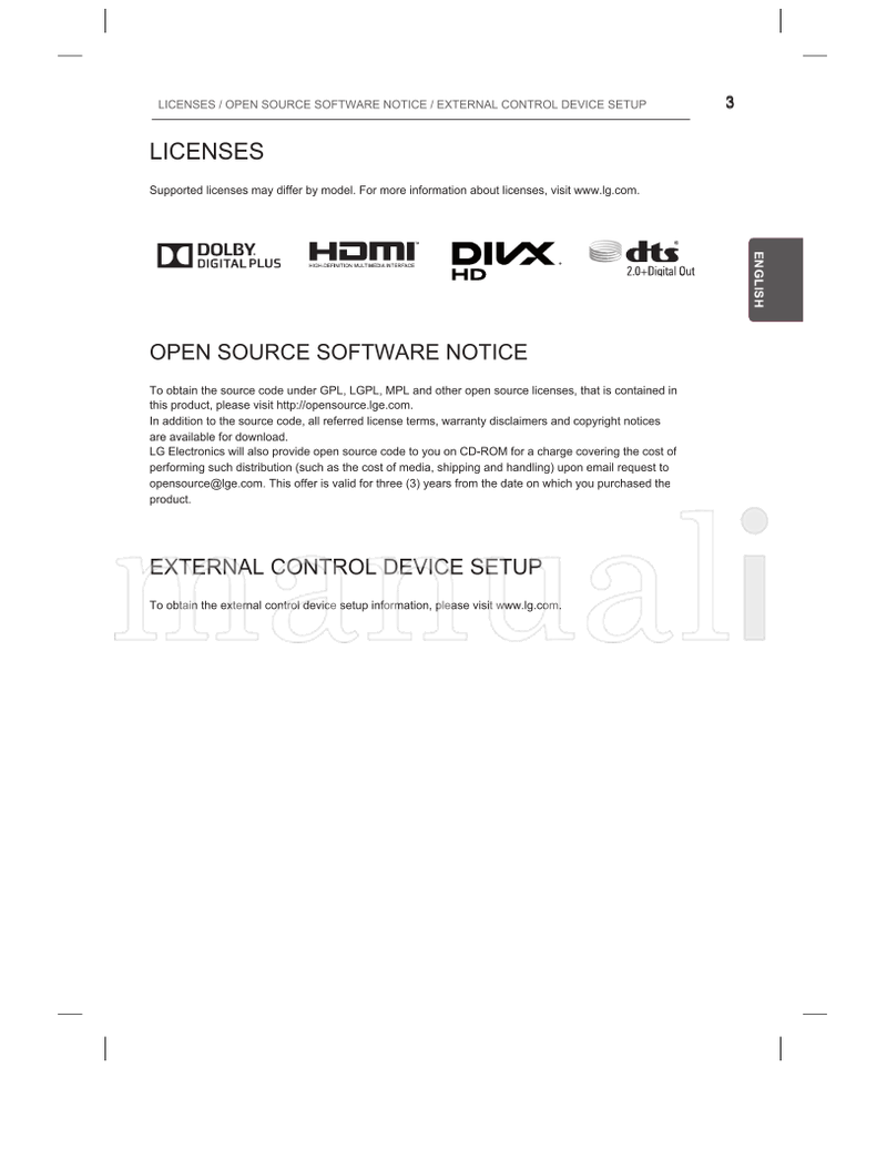 LG UB85** UB95** UB98** UC97** (52 pages) TV Operating Manual