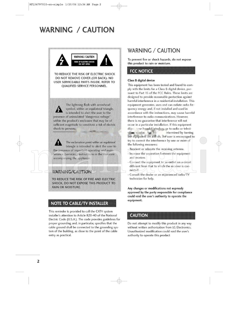 LG MFL34797033-en-simple 820-40 (33 pages) TV Operating Manual