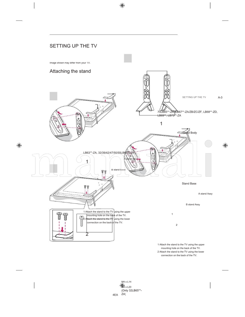 LG LB63** LB68** LB72** LB87** LB65** LB69** LB73** LB67** (322 pages) TV Operating Manual