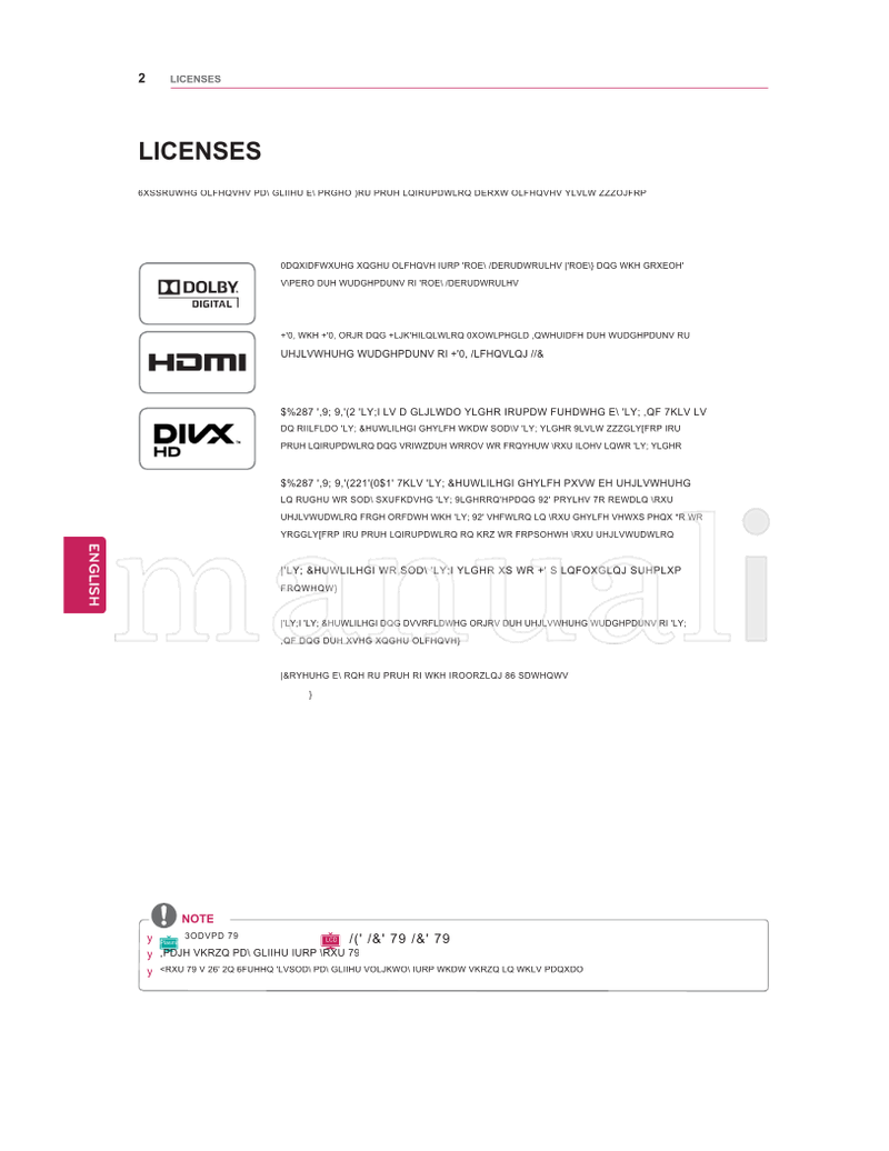 LG 55LV5300UA (138 pages) TV Operating Manual