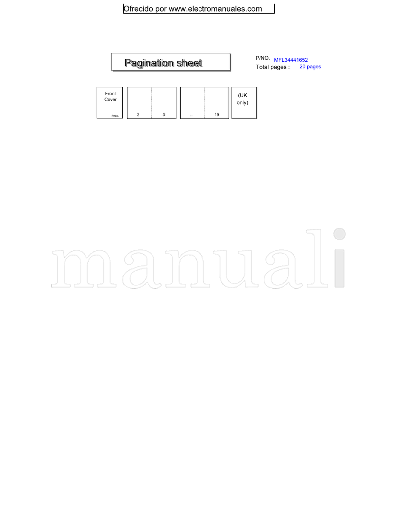 LG 22LS4D-ZD 42LG3000-ZA 52LG5000-ZA 22LS4D* 52LG50** (23 pages) TV Operating Manual