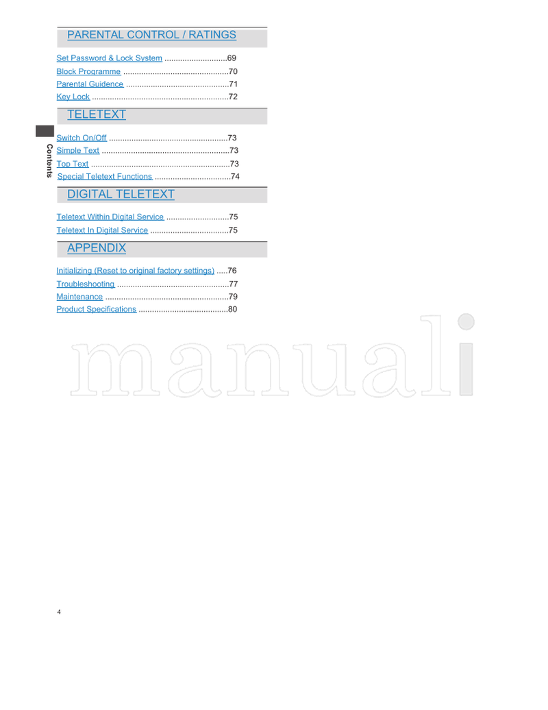 LG 22LG30** 26LG30** 1-screw (81 pages) TV Operating Manual