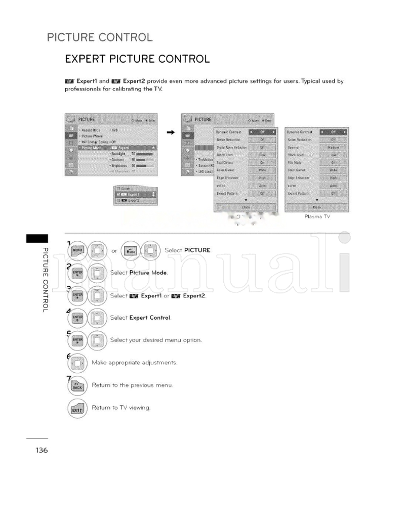 LG Expert1 Expert2 (73 pages) TV Operating Manual