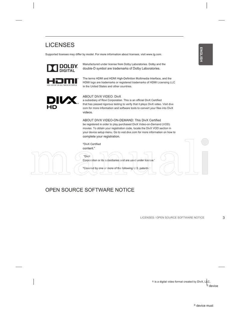 LG LB45** LB47** LB51** *MFL68062704* MFL68062704 (60 pages) TV Operating Manual