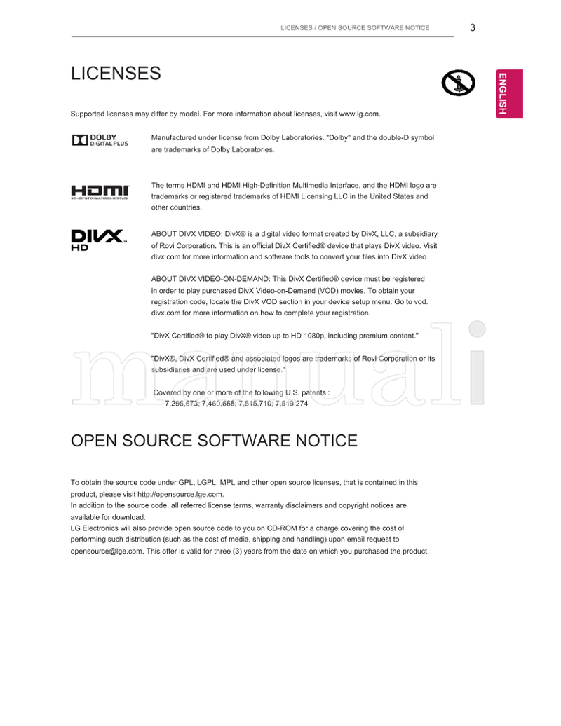 LG LP53** (32 pages) TV Operating Manual