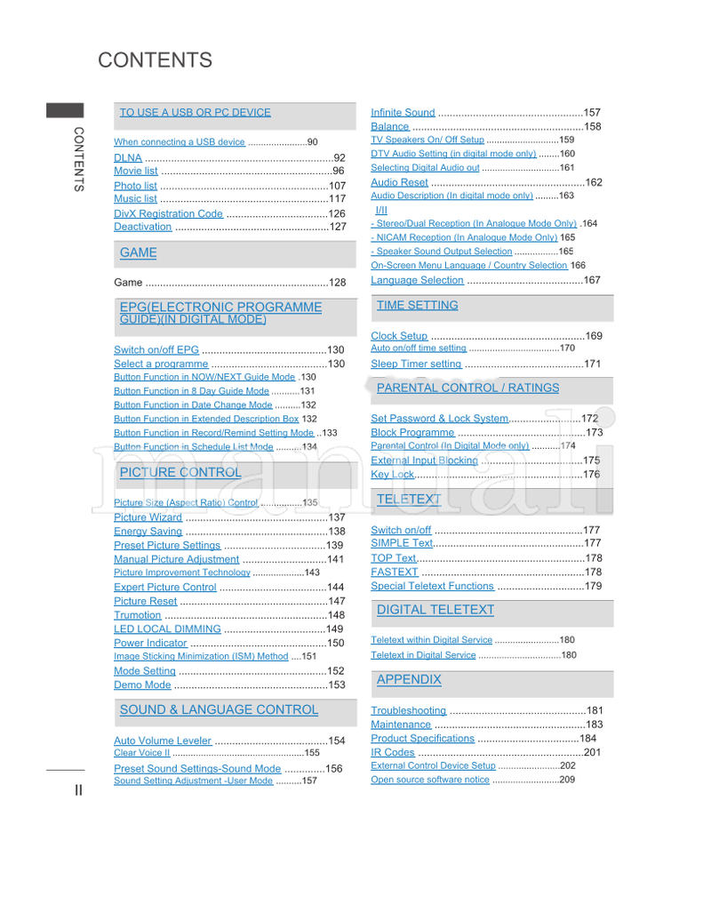 LG LSW100B LSW100BG 32LE5 32LE7 32LD4 32LD6 32LD7 32LD8 DSW400B (289 pages) TV Operating Manual