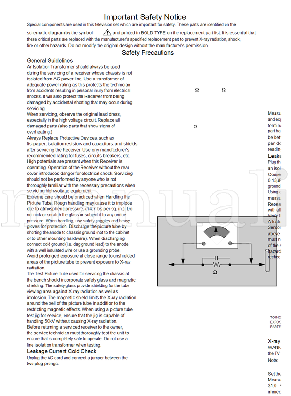 Panasonic CT-27SL15 MTNC050320C1 CME021A (42 pages) TV Service Manual