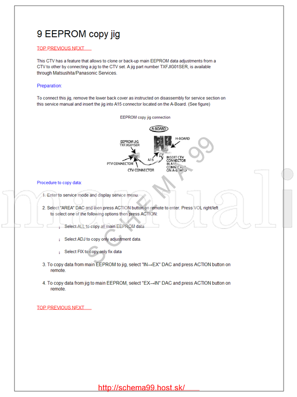 Panasonic MTNC040314C1 CanadaB05 CT-32HC14J CT-32HC14UJ (47 pages) TV Service Manual