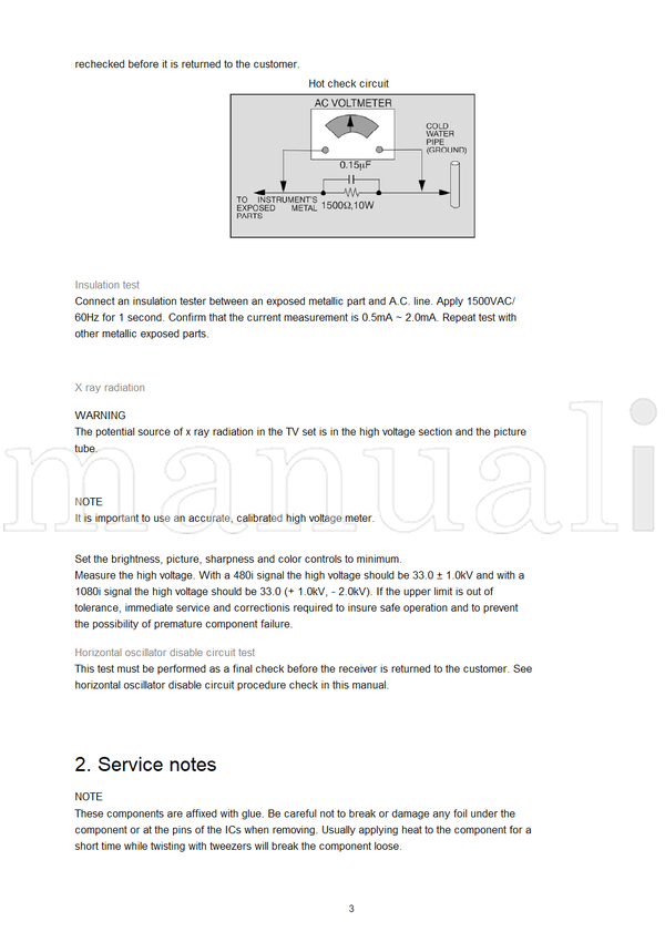 Panasonic MTNC030620C1 CanadaB05 CT-36HL43G CT-36HL43UG CT-32HL43G (174 pages) TV Service Manual